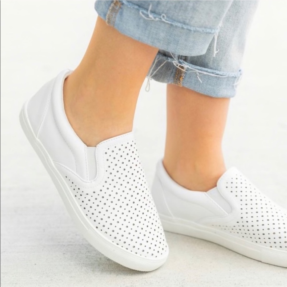 NEW Zoey Slip On Shoes- in White